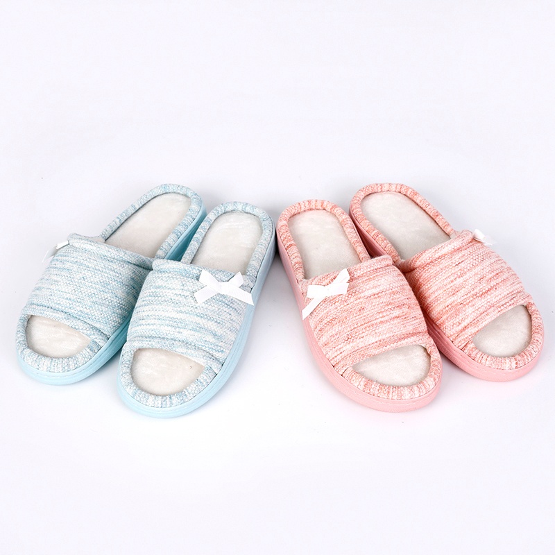 女士紡織材料通頭拖鞋