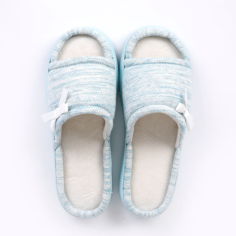 女士紡織材料通頭拖鞋