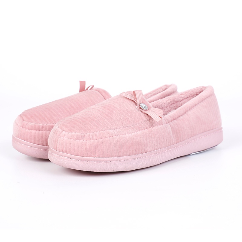 女士條絨滿幫鞋拖鞋