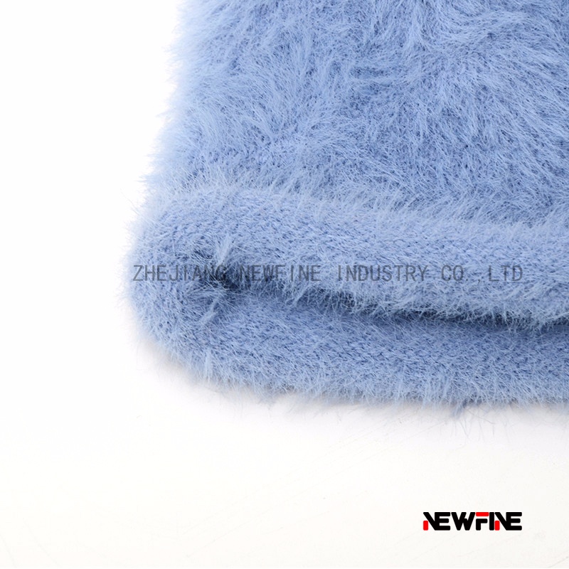 時(shí)尚保暖日常男女腈綸針織帽子