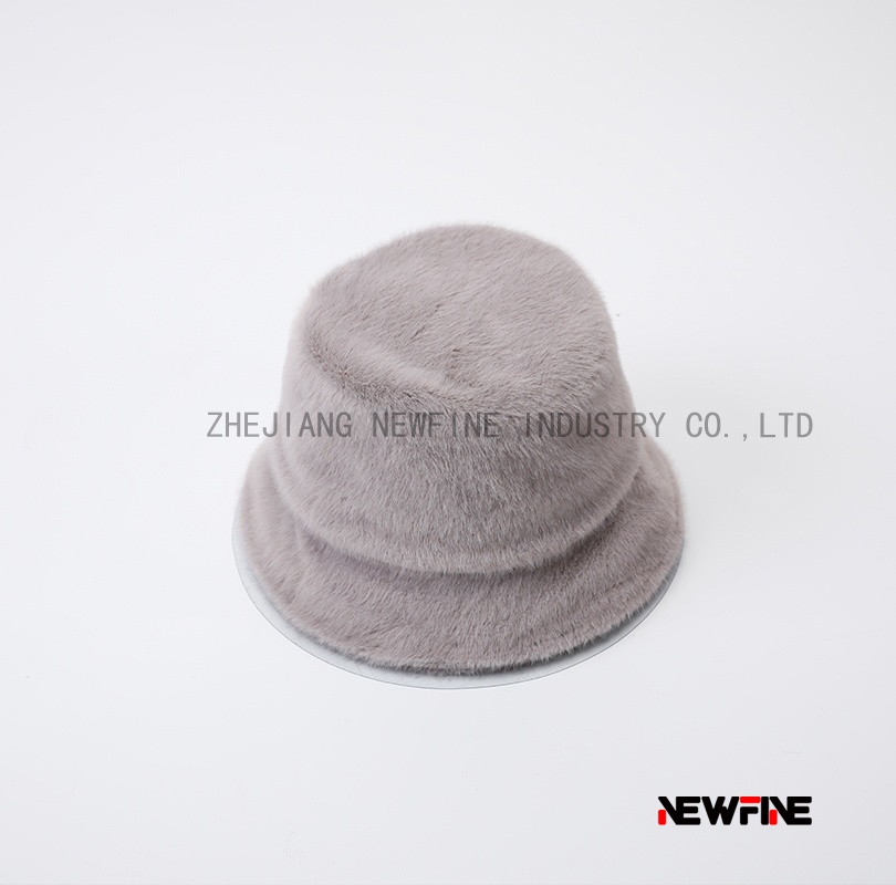 經(jīng)典仿皮草盆帽漁夫帽遮陽帽